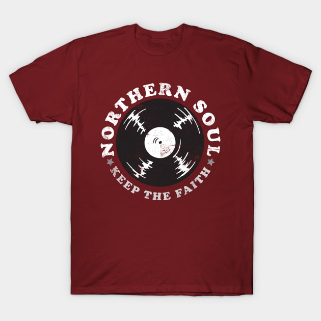 Northern Soul Retro T-Shirt by Rayrock76